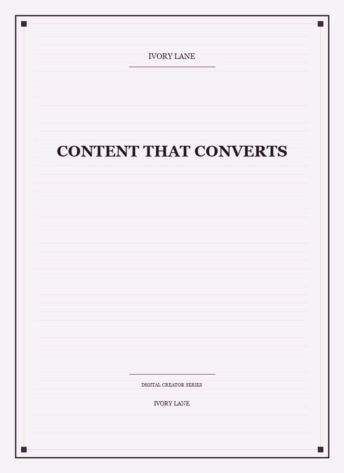 Content That Converts