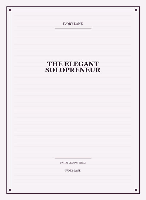 The Elegant Solopreneur