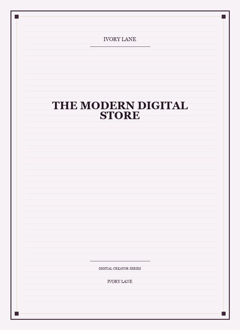 The Modern Digital Store