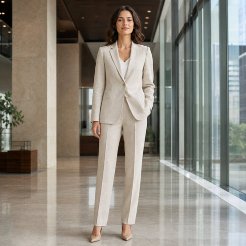 Patricia Linen Office Blazer