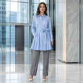Margaret Pleated Shirt Dress