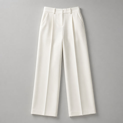 Charlotte Tailored Wide-Leg Trousers