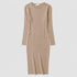Florence Ribbed Knit Office Dress