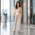 Beatrice Silk Wrap Blouse