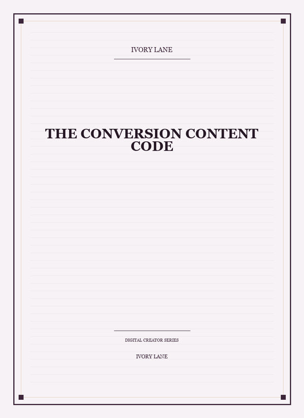 The Conversion Content Code